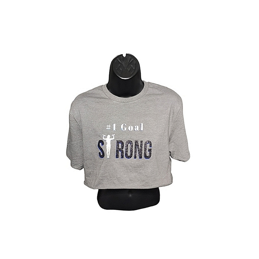 Women T-Shirt Crew Neck Cropped